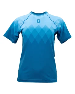 Clearance Gameness Women's Eco Short Sleeve Rash Guard Turquoise