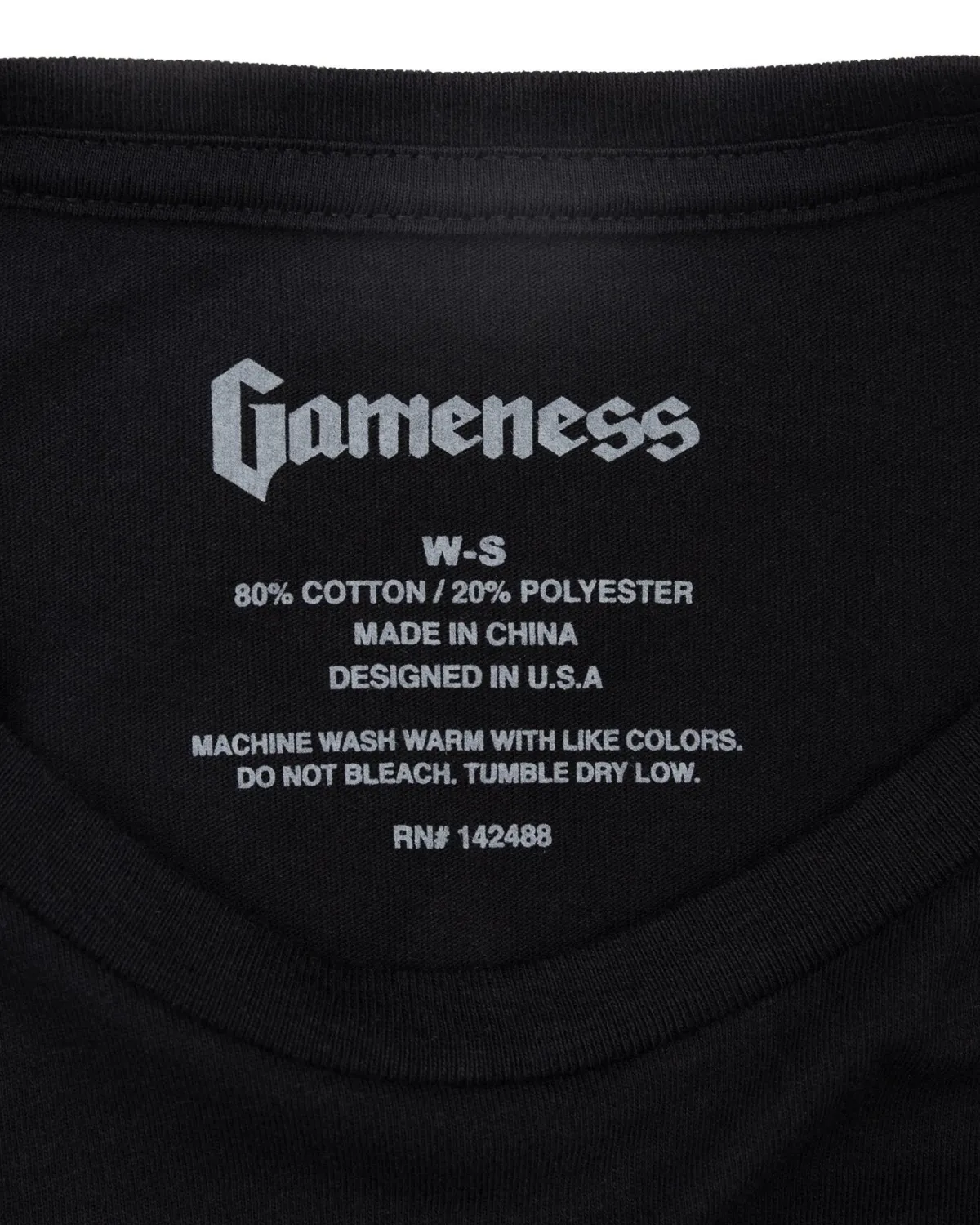 Outlet Gameness Women's Eco Tee Black