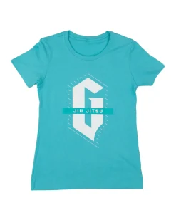 Outlet Gameness Women's Logo Tee Teal