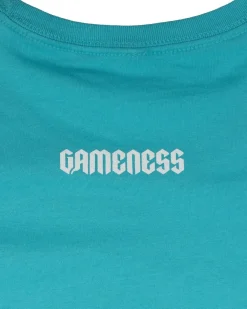 Outlet Gameness Women's Logo Tee Teal