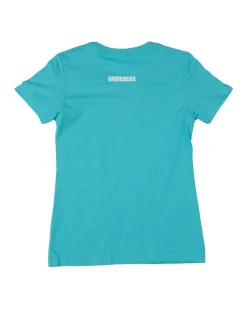 Outlet Gameness Women's Logo Tee Teal