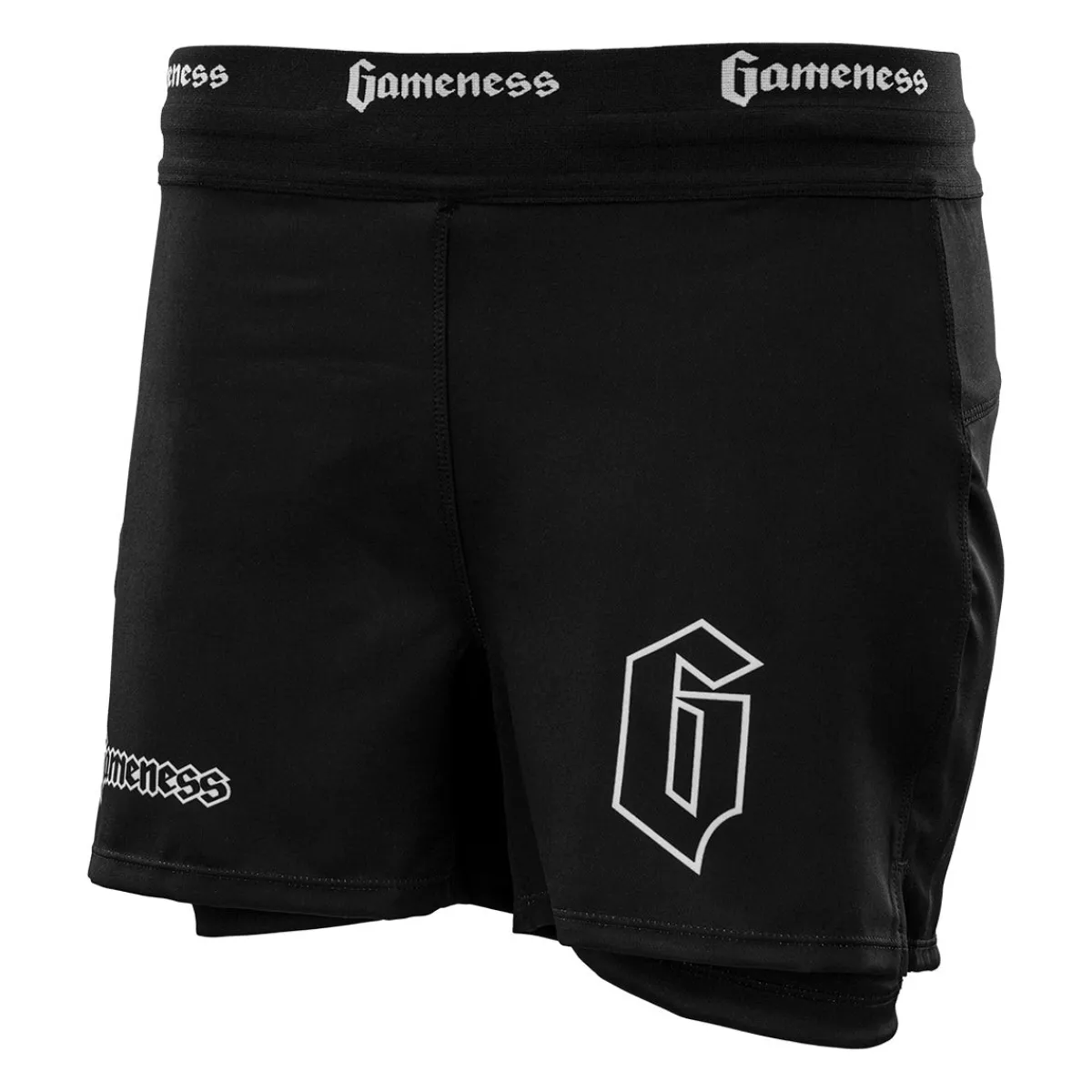 Gameness Women's Pro Grappling Short Black