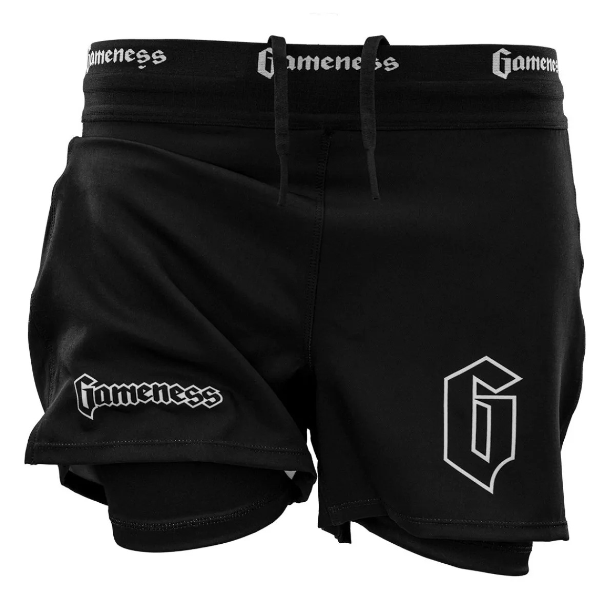 Gameness Women's Pro Grappling Short Black
