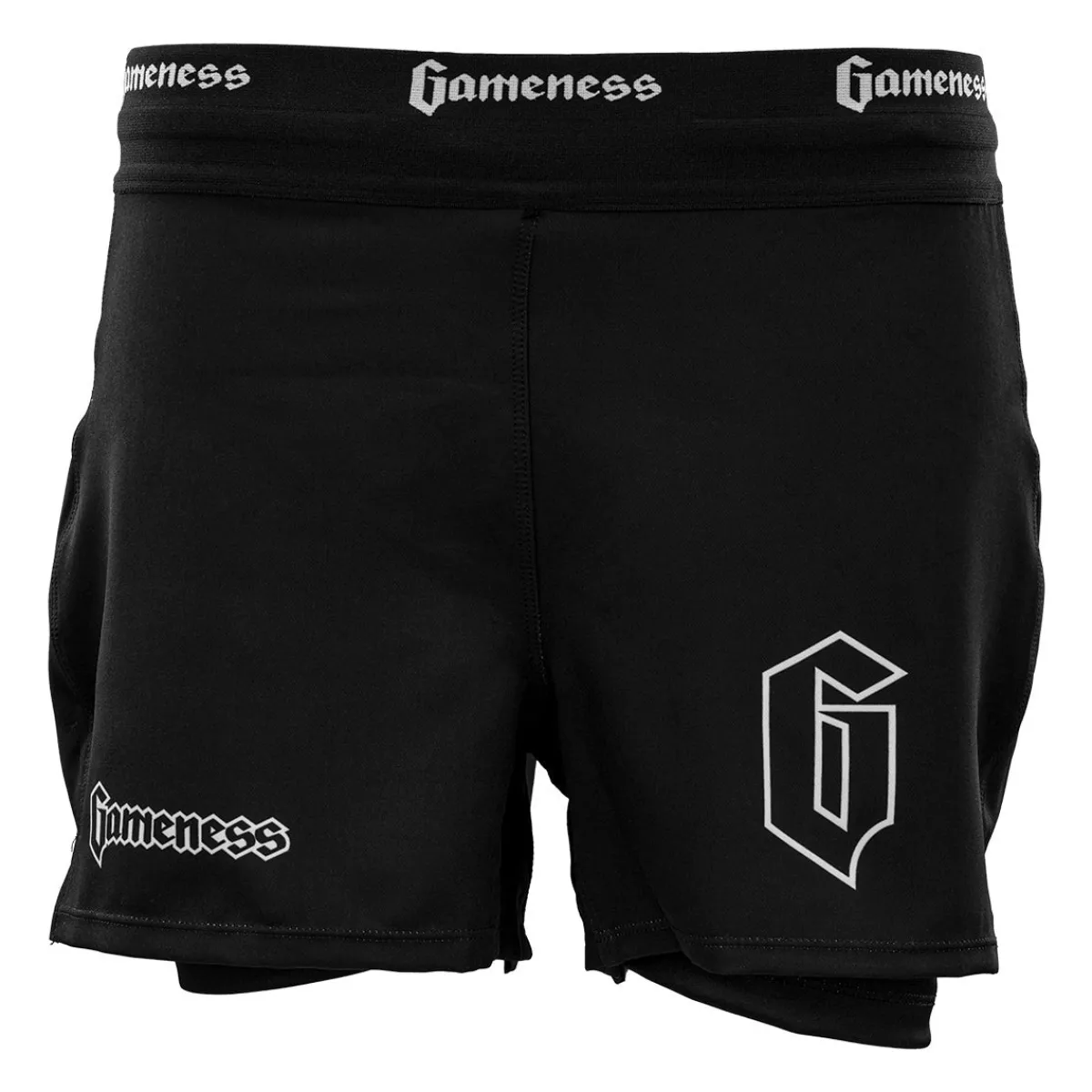 Gameness Women's Pro Grappling Short Black