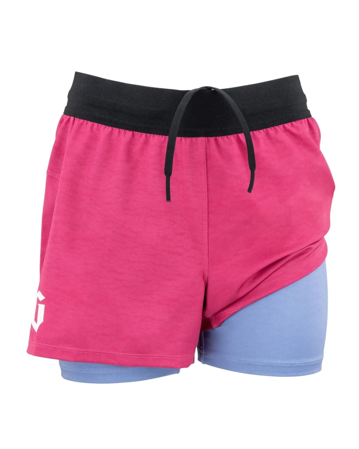 Best Gameness Women's Tempest Lined Grappling Shorts Pink/Blue