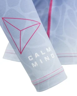 Outlet Gameness Women's Tempest Long Sleeve Rash Guard Blue/Pink