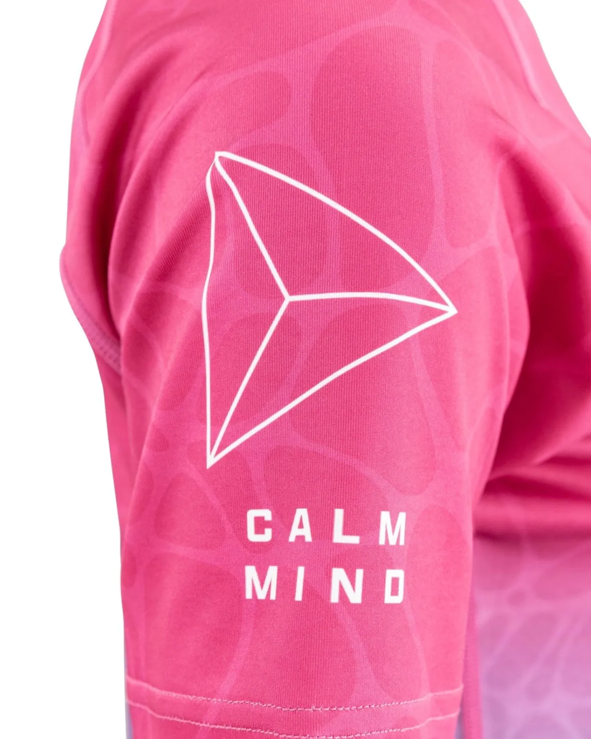 Outlet Gameness Women's Tempest Short Sleeve Rash Guard Pink/Blue