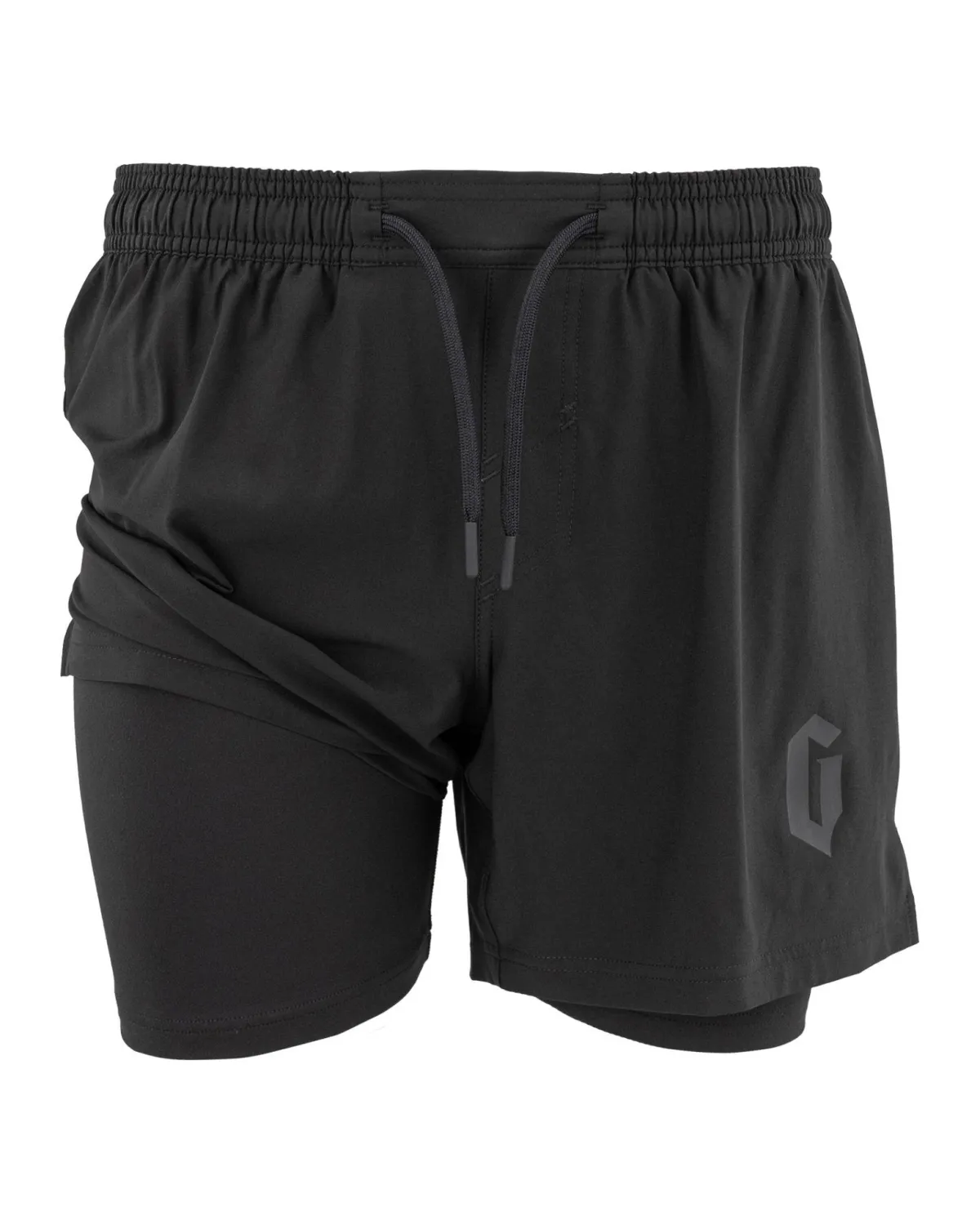 Gameness Women's Wazaflex Lined Training Shorts Black