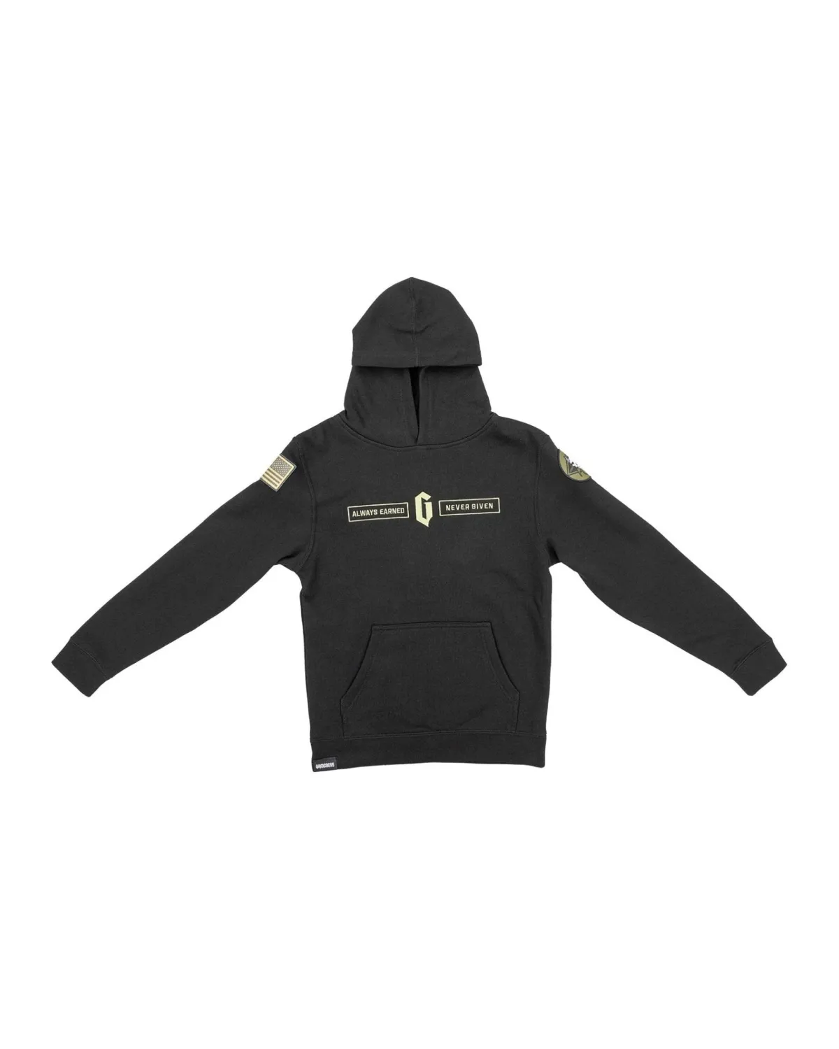 New Gameness Youth Combate Hoodie Black