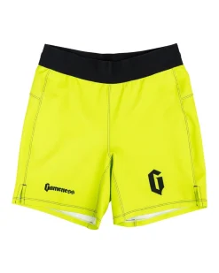 Online Gameness Youth Eco Grappling Short Neon Green