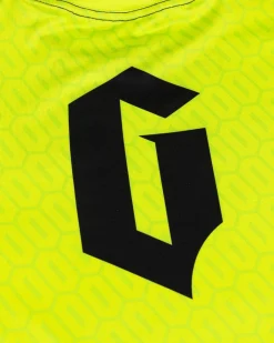 New Gameness Youth Eco Short Sleeve Rash Guard Neon Green
