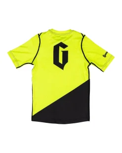 New Gameness Youth Eco Short Sleeve Rash Guard Neon Green