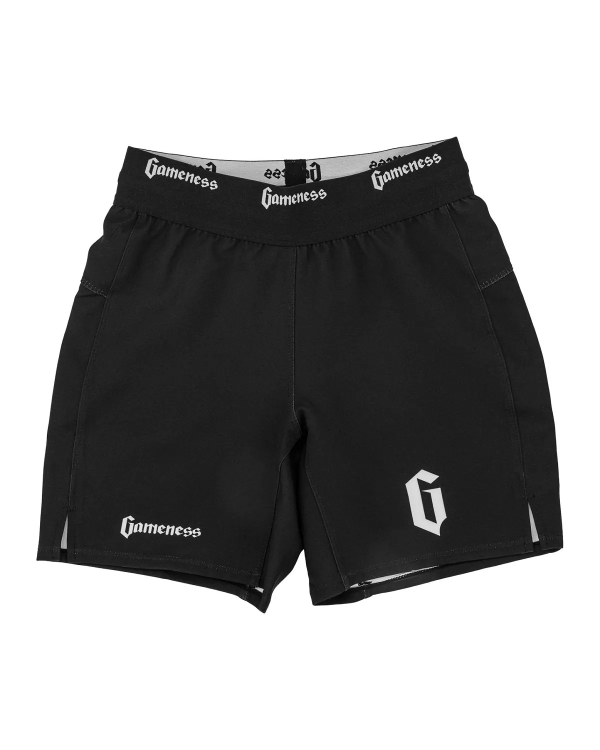 Online Gameness Youth Pro Grappling Shorts Black