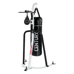 Online Century US Retail Heavy Bag Stand with Speed Bag Platform White/Black