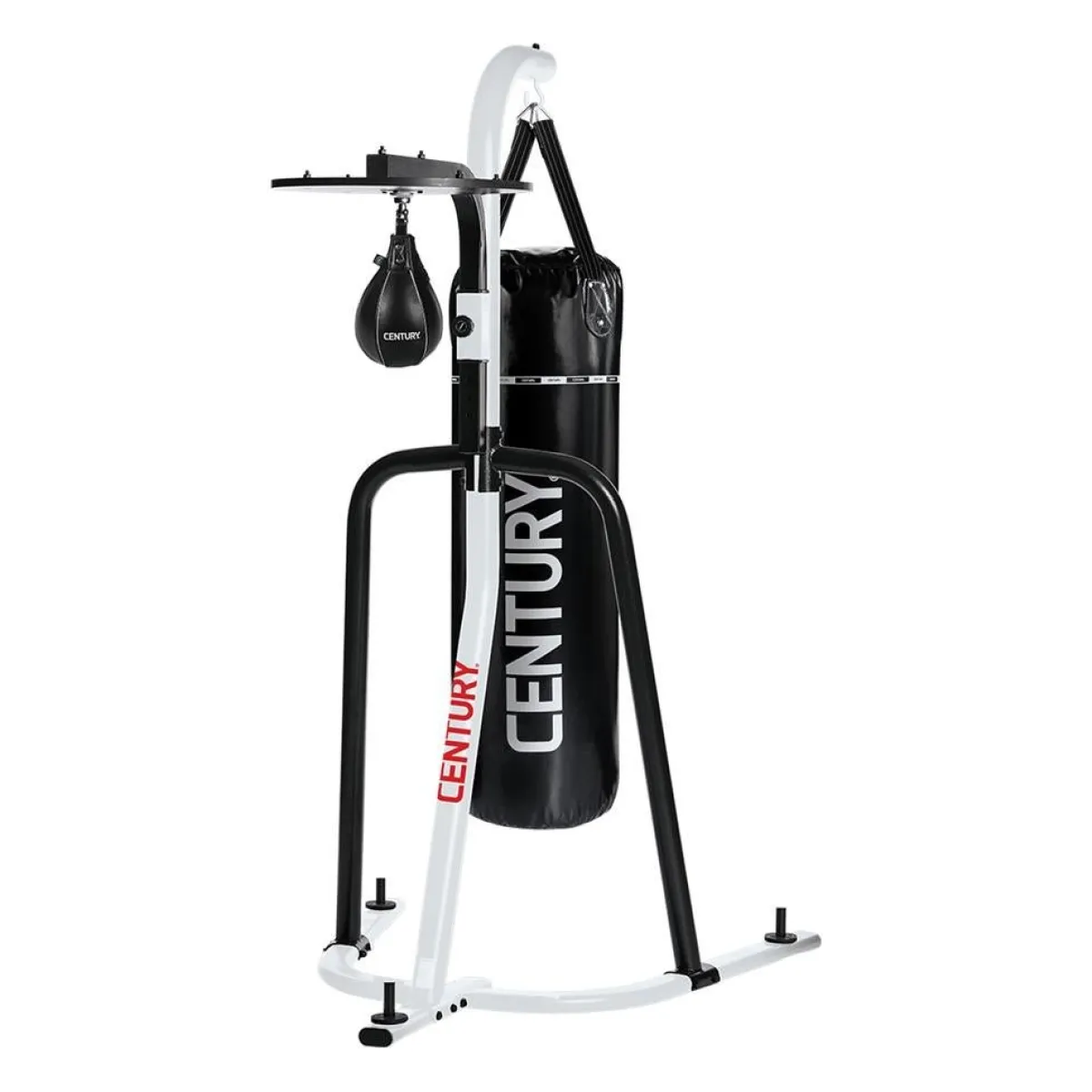 Online Century US Retail Heavy Bag Stand with Speed Bag Platform White/Black
