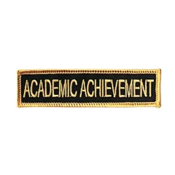 Hot Century US Retail Iron-On Rank Patch - Academic Achievement
