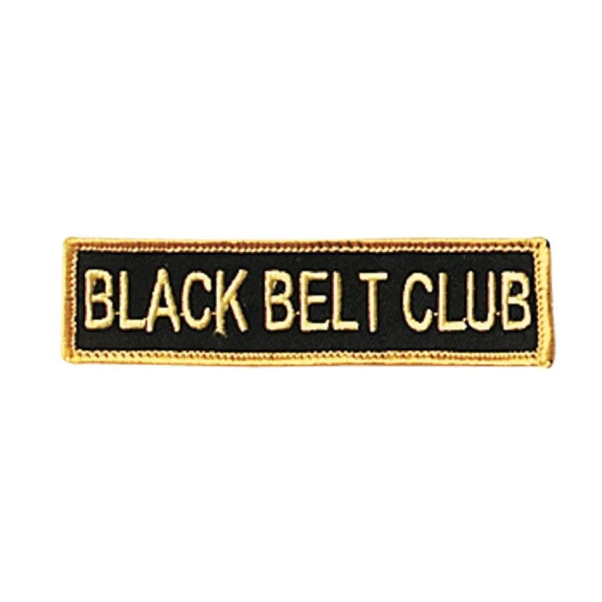 Sale Century US Retail Iron-On Rank Patch - Black Belt Club