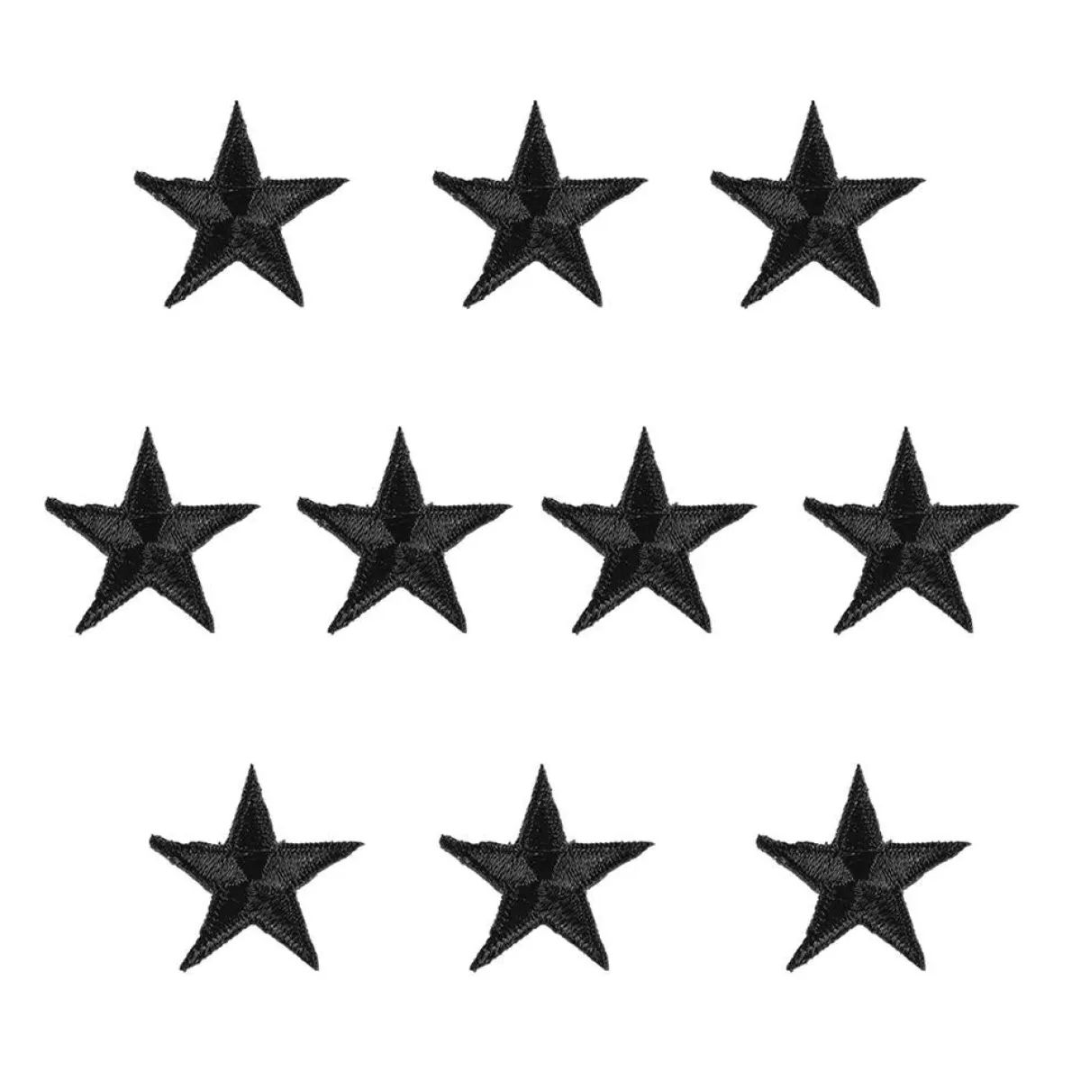 Best Century US Retail Iron-On Star Patches - 10 Pack