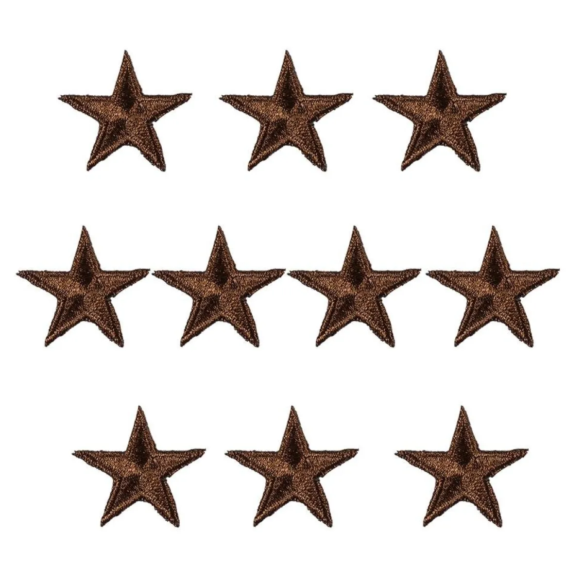 Best Century US Retail Iron-On Star Patches - 10 Pack