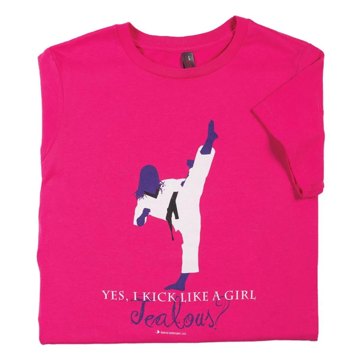 Online Century US Retail Kick Like A Girl Tee Purple
