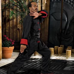 Hot Century US Retail Lightweight Kung Fu Pant with Pockets Black