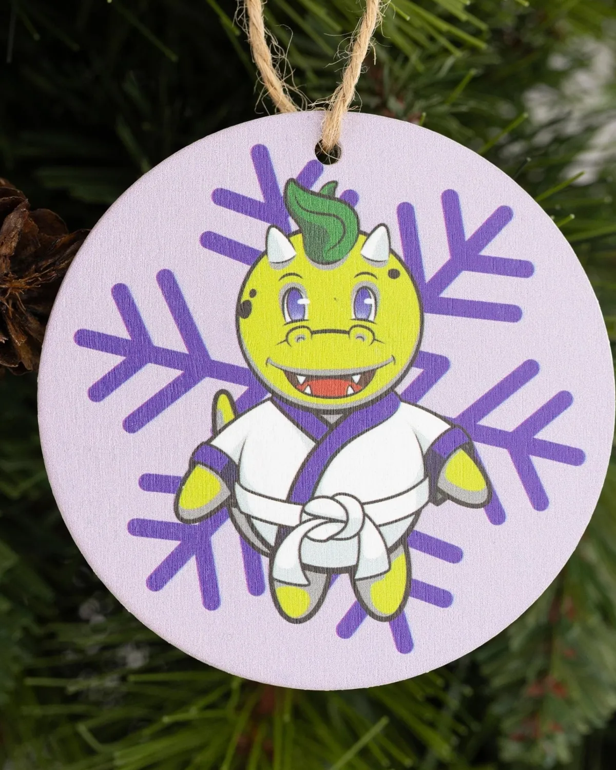 Hot Century Martial Arts Lil' Dragon and Friends Ornaments - 3 Pack