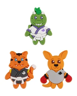 Outlet Century Martial Arts Lil' Dragon and Friends Shoe Charm 3 Pack