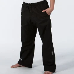 Clearance Century US Retail 10 oz. Middleweight Brushed Cotton Elastic Waist Pants - Black