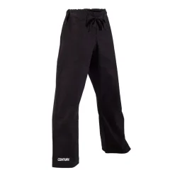 Discount Century Martial Arts 10 oz. Middleweight Brushed Cotton Traditional Waist Pants Black