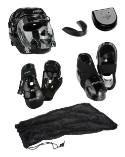 New Century Martial Arts P2 Spar Bundle With Face Shield