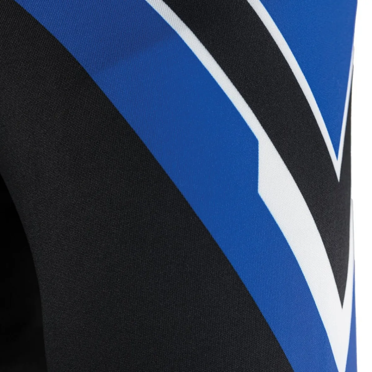 Hot Century Martial Arts Punok Long Sleeve Compression Top Blue/Black/White