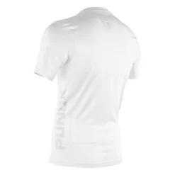 Outlet Century Martial Arts Punok Short Sleeve Compression Top White/Grey