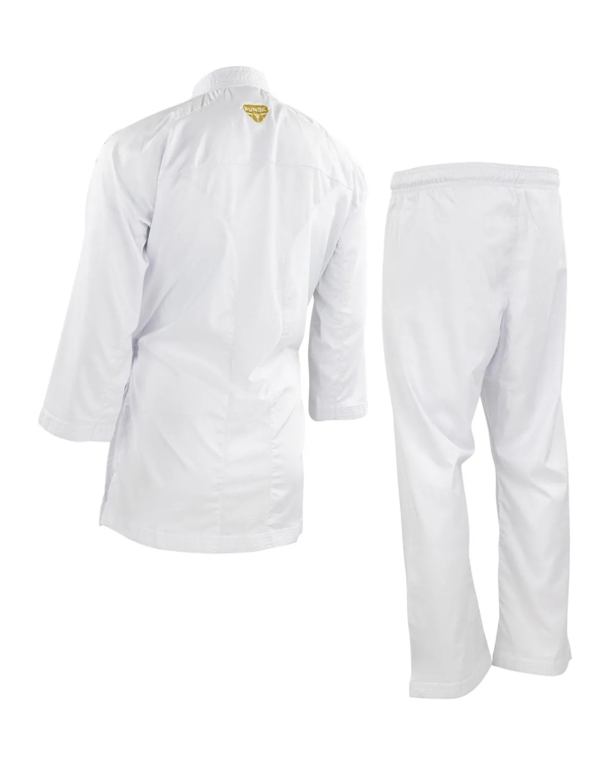 Best Century Martial Arts Punok Takyon Gold Kumite Gi Set White