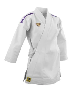 Online Century Martial Arts Punok Takyon Kata Gold Set - Purple/Pink White