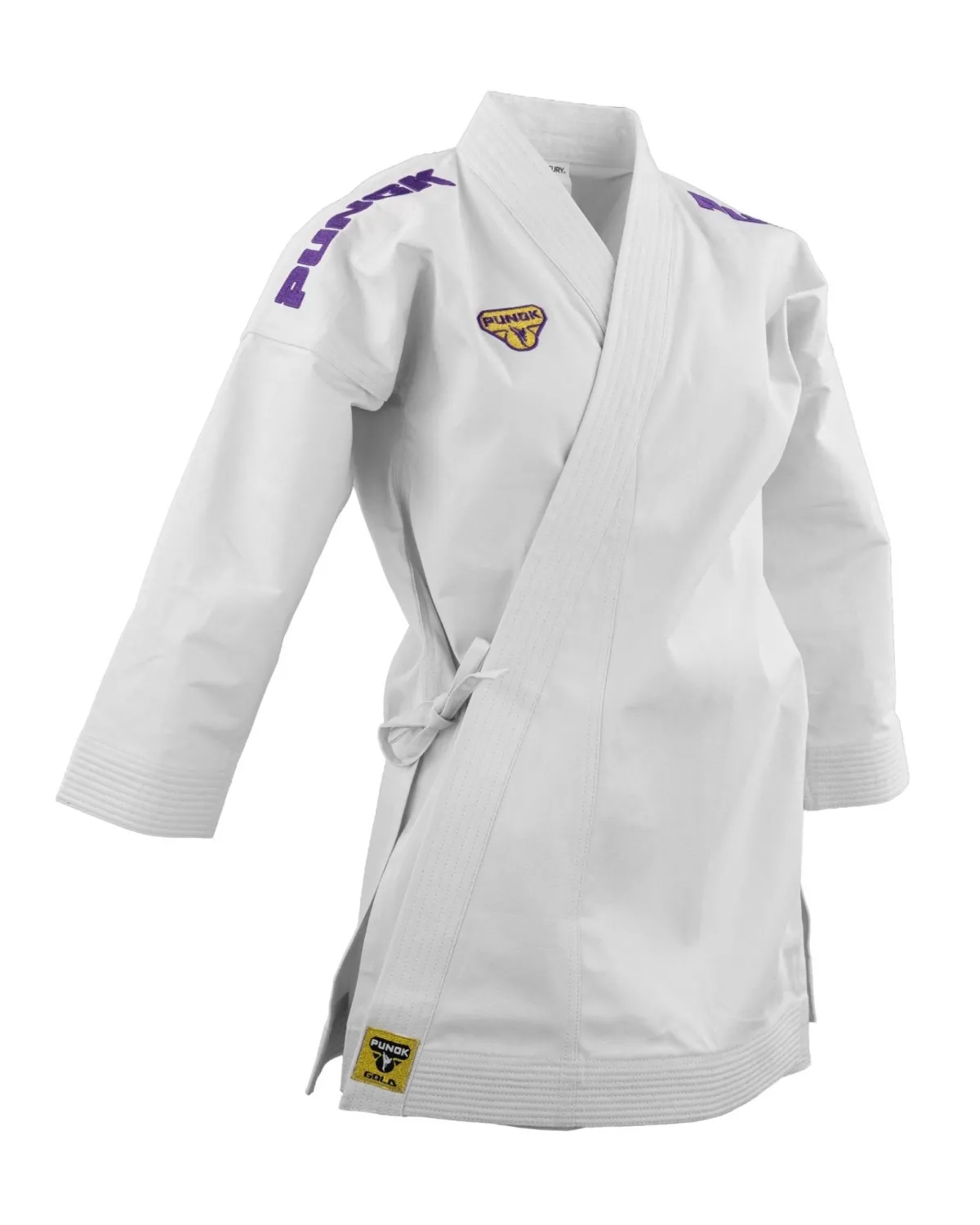 Online Century Martial Arts Punok Takyon Kata Gold Set - Purple/Pink White