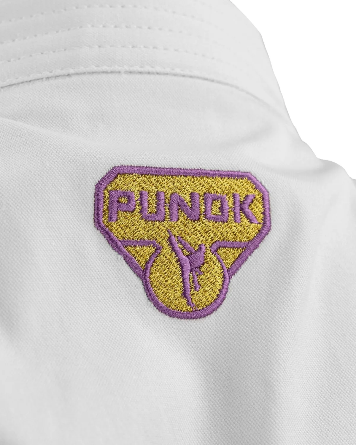 Online Century Martial Arts Punok Takyon Kata Gold Set - Purple/Pink White