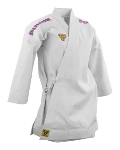 Online Century Martial Arts Punok Takyon Kata Gold Set - Purple/Pink White
