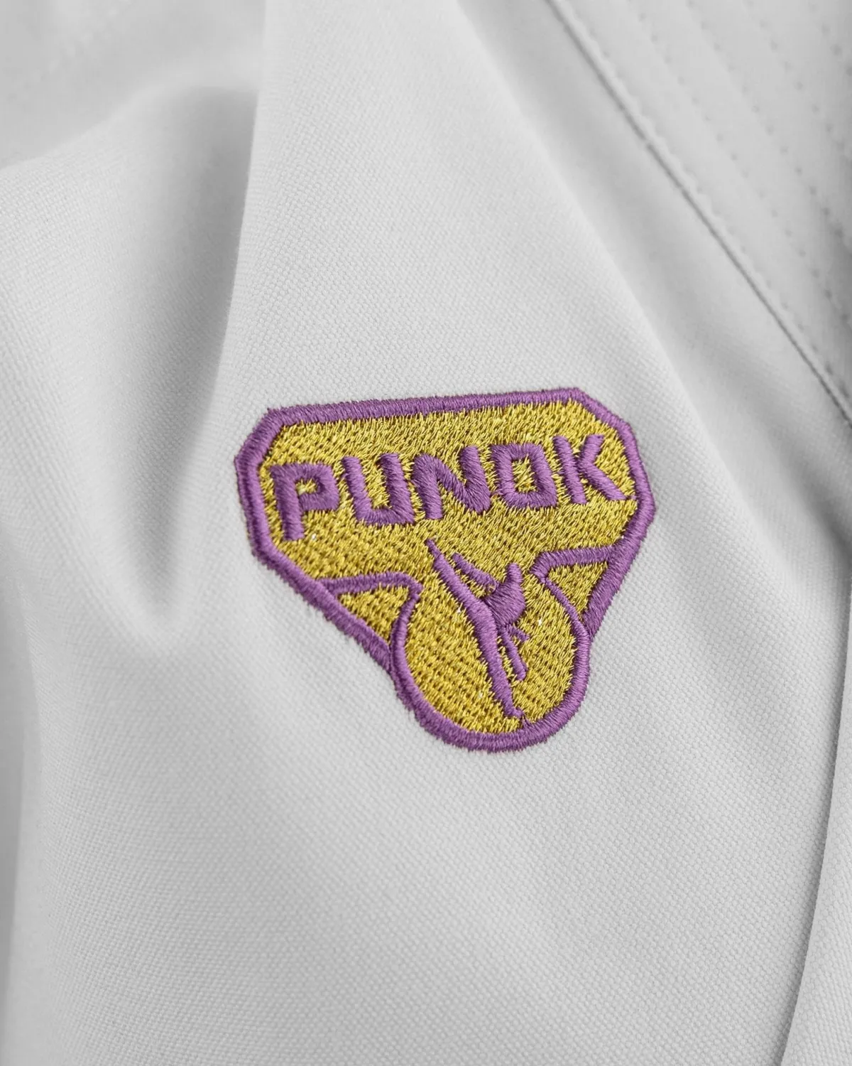 Online Century Martial Arts Punok Takyon Kata Gold Set - Purple/Pink White
