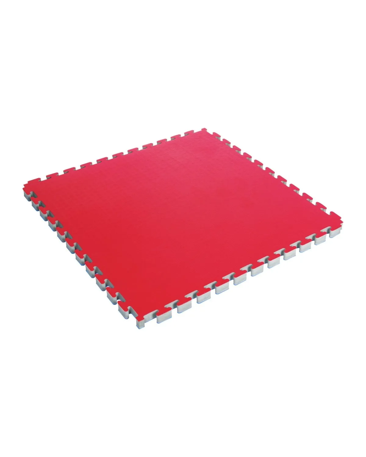 New Century Mats Reversible 1" Puzzle Mat Eight Piece Bundle - Blue/Red