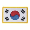 Best Century US Retail Sewn-In Gold Korean Flag Patch