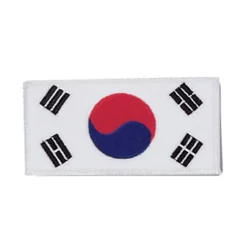 Hot Century US Retail Sewn-In Korean Flag Patch