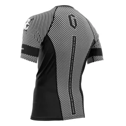 Outlet Gameness Spirit Animal Short Sleeve Rash Guard Black/White