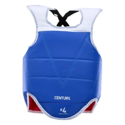 Clearance Century US Retail TKD Student Chest Protector Blue/Red