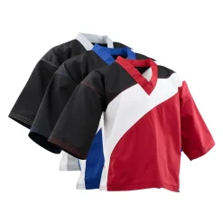 Hot Century US Wholesale Tri-Color Diagonal Program Uniform Top