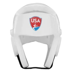 Clearance Century Martial Arts USA Karate Headgear White