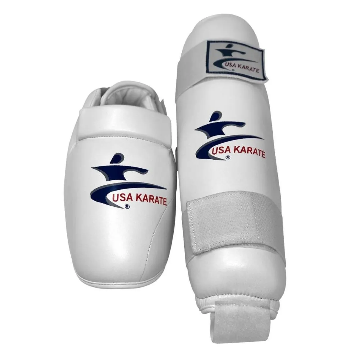 New Century US Retail USA Karate Shin Instep White