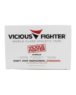 New Gameness Vicious Fighter .492" Athletic Tape - 24 Rolls White