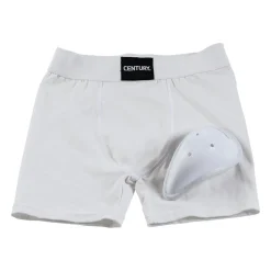 Hot Century US Retail Youth and Peewee Boxer Brief with Cup White