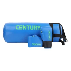 Outlet Century Martial Arts Youth Bag and Glove Combo Blue/Green